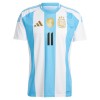 Maglia ufficiale Argentina Di Maria 11 Casa 2024 per Uomo